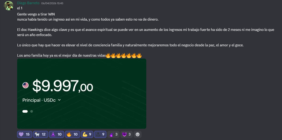 Win de la comunidad de Evoluciona 1