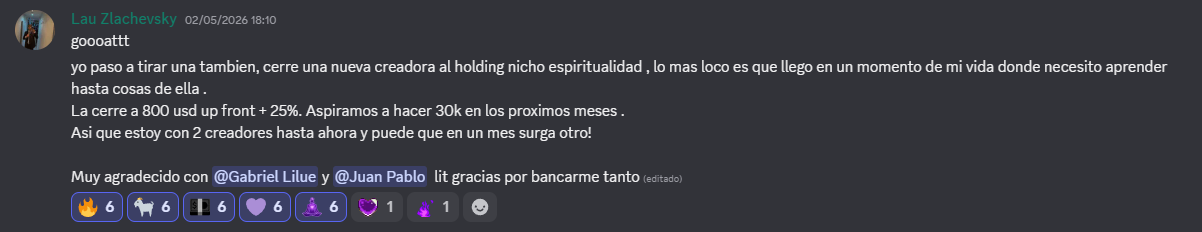 Win de la comunidad de Evoluciona 4